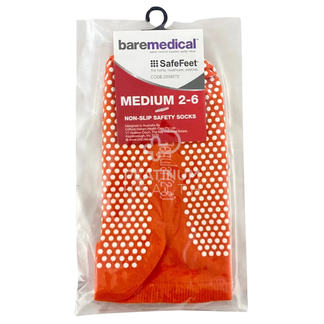 Baremedical Safefeet Non-Slip Socks