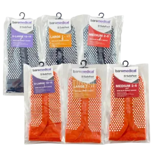 Baremedical Safefeet Non-Slip Socks