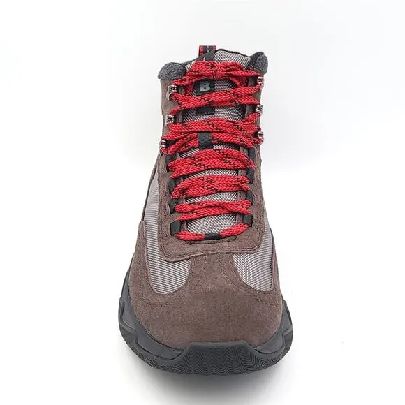 Bass Outdoor Men Hiking Boots Field Alpine 2 Size US 10 Brown Waterproof Suede