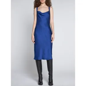 baum und pferdgarten Agamora Midi Slip Dress Dress Blue Womens Size 40 US 8
