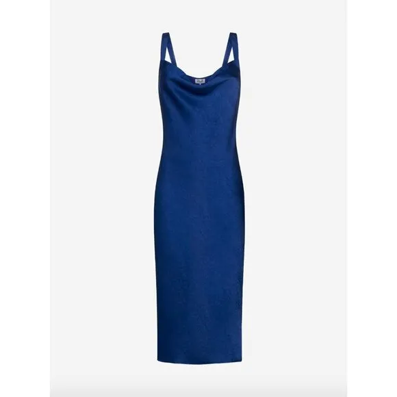 baum und pferdgarten Agamora Midi Slip Dress Dress Blue Womens Size 40 US 8