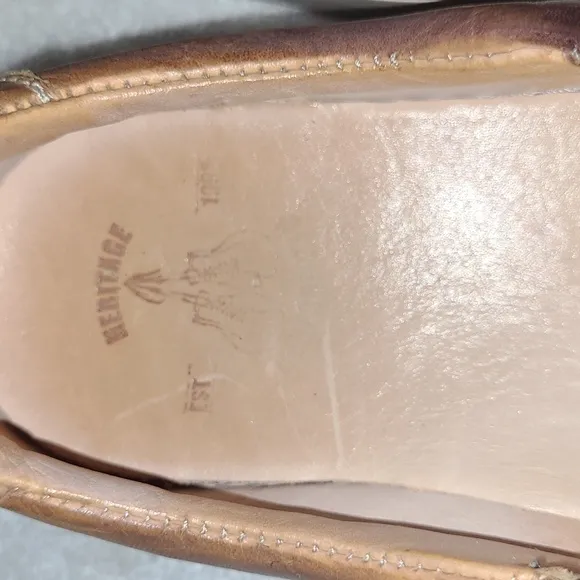 Bed|Stu Women's Hermione Leather Slip-On  Teak Rustic Sneakers Size 6