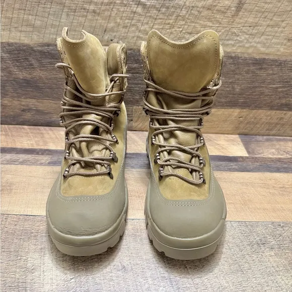 Belleville Mountain MCB 950 Gore Tex Vibram Combat Hiker Boot Khaki Size 9W NEW