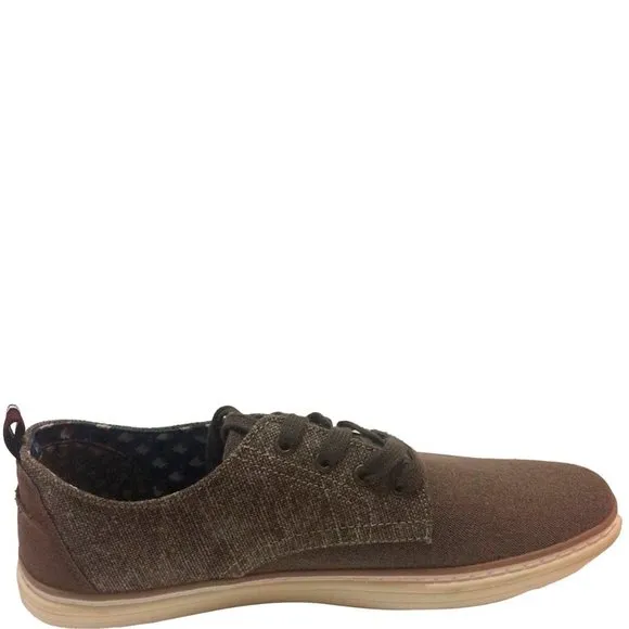 Ben Sherman Mens Brahma Derby Low Top Canvas Sneakers