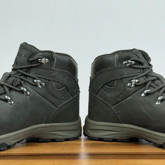 Big Kids Vasque St. Elias Ultra Dry brown Leather Athletic Hiking Boots Size 5 Y