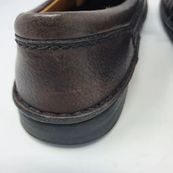 BIRKENSTOCK BROWN LEATHER LACE UP OXFORD SHOES UNISEX MEN 8 WOMEN 10 GERMANY