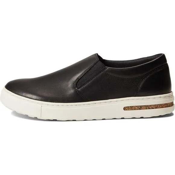 Birkenstock Oswego Sneakers Women's 13-13.5 Black Leather Casual Shoes FZP004