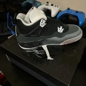 Black and grey Jordan 4 fears