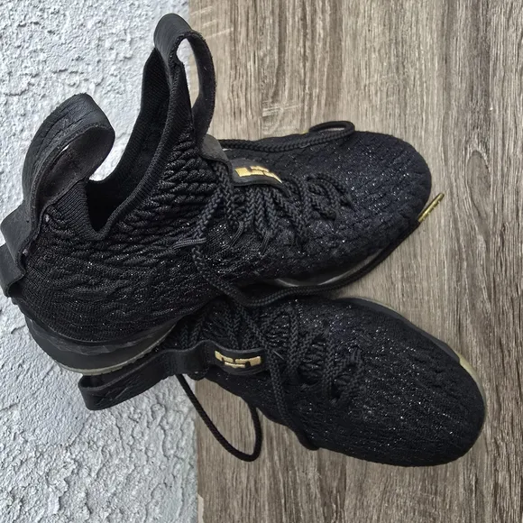 Black and Tan Athletic Shoes