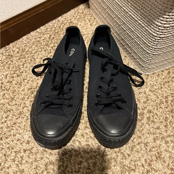 Black Canvas Sneakers