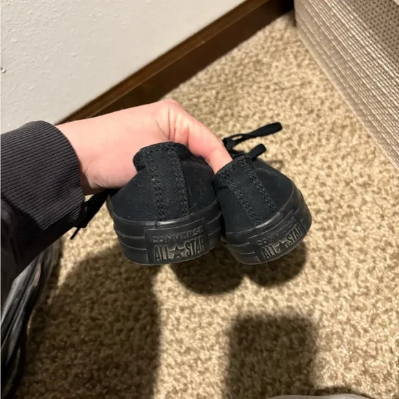 Black Canvas Sneakers