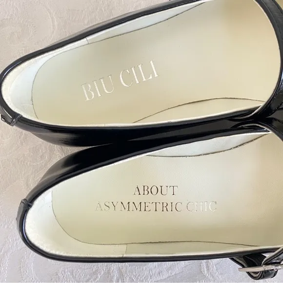 Black Mary Jane Flats