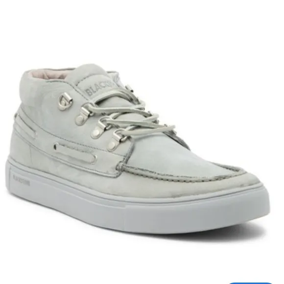 Blackstone‎ 4 eyelet lace up chukka leather limestone Sneakers