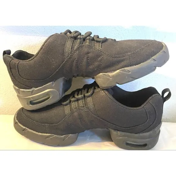 BLOCH S0528L-Boost Canvas Dance Sneakers-BLACK Women’s  Size 11.5 Medium NEW
