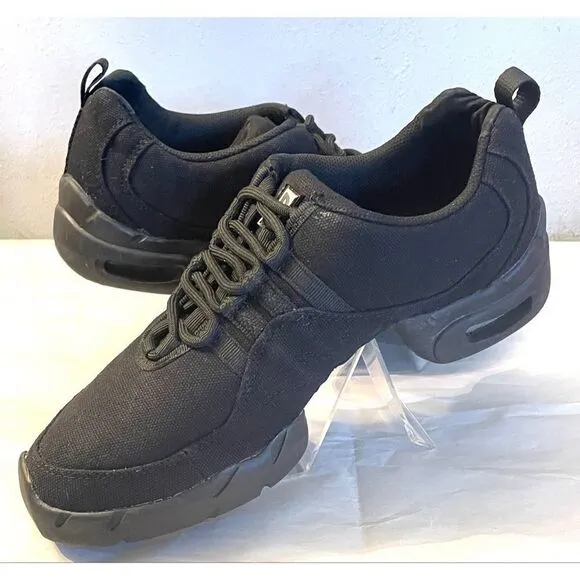 BLOCH S0528L-Boost Canvas Dance Sneakers-BLACK Women’s  Size 11.5 Medium NEW