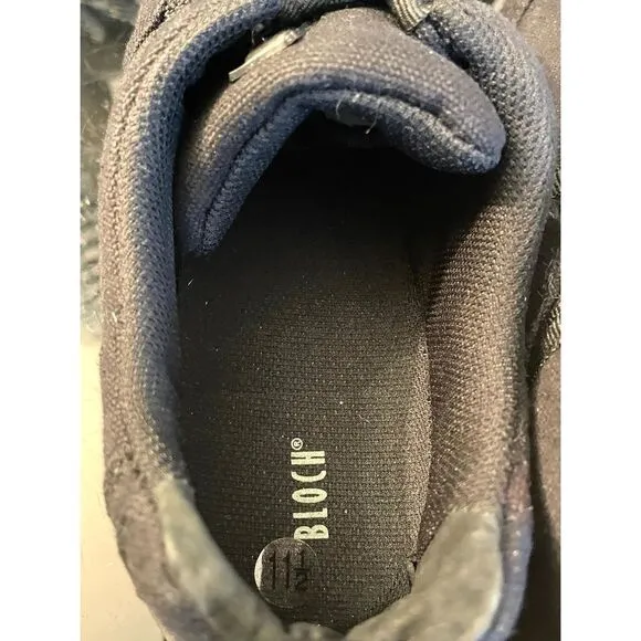 BLOCH S0528L-Boost Canvas Dance Sneakers-BLACK Women’s  Size 11.5 Medium NEW