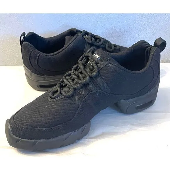 BLOCH S0528L-Boost Canvas Dance Sneakers-BLACK Women’s  Size 11.5 Medium NEW
