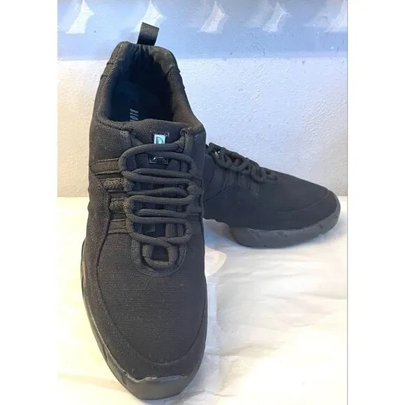 BLOCH S0528L-Boost Canvas Dance Sneakers-BLACK Women’s  Size 11.5 Medium NEW