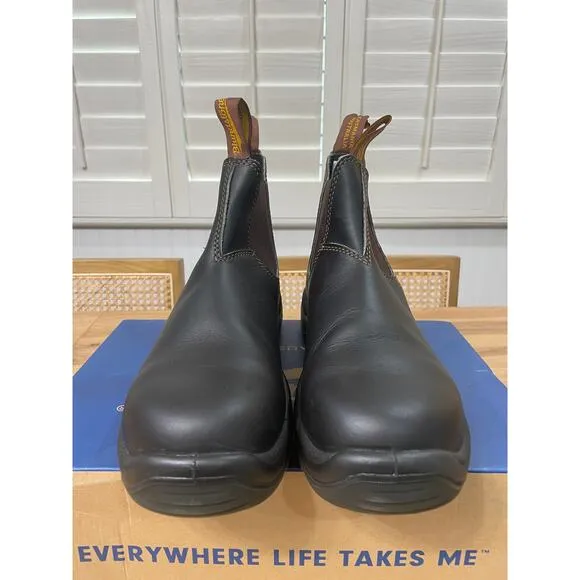 Blundstone #172 Work Series Xtreme Safety Boots Brown Size 8 M 10 W NIB Chelsea