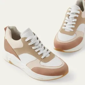 BODEN Rhea Trainer Sneakers Milkshake Natural Chunky Sole