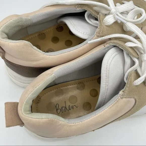 BODEN Rhea Trainer Sneakers Milkshake Natural Chunky Sole