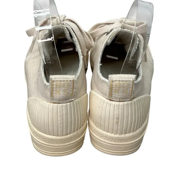 Boks by Reebok Women's Beige Canvas Sneakers 7.5