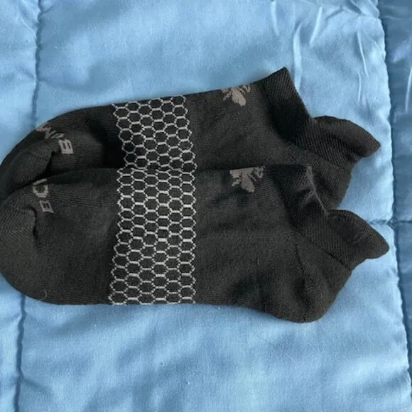Bombas Socks x 10 pairs BUNDLE - Size Large - Ankle - Black NEW MENS UNISEX NWT