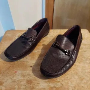 Bosi Men's US 8 Colombian Brown Leather Dress Loafer Casual Shoes NWOT