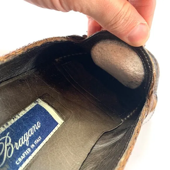 Bragano Woven Leather tassel Loafer‎ Shoes