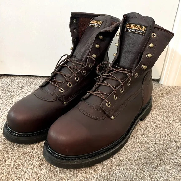 Brand New! Carolina 8” Steel Toe Work Boots - Size 15