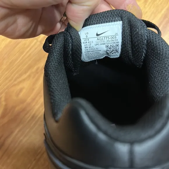 Brand new NIKE Ebernon Low Black Casual Shoes Sneakers