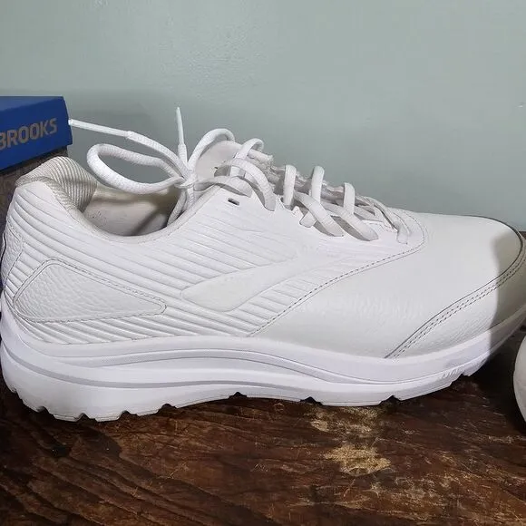 Brooks Addiction Walker 2 Men's Walking Shoes 10.5 4E Extra Wide White