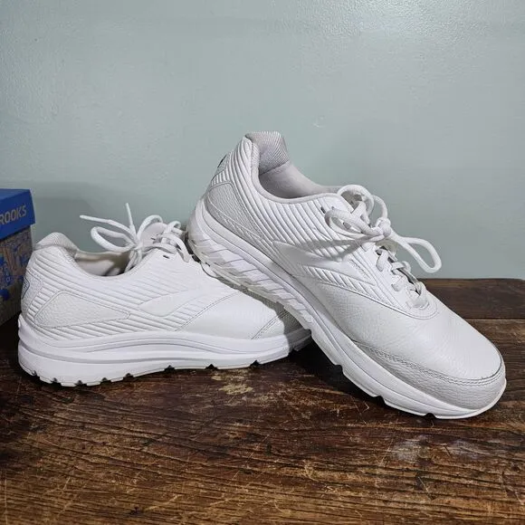 Brooks Addiction Walker 2 Men's Walking Shoes 10.5 4E Extra Wide White