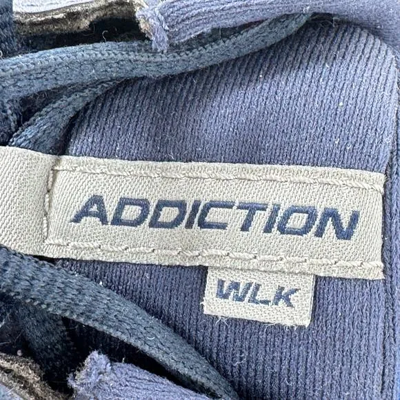 Brooks Addiction Walker Suede Running Shoes Men 8.5 Navy Max Support 1103191D445