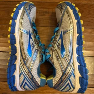 Brooks Adrenaline‎ GTS 15 Running Shoes Blue Silver 1201741B179 Womens Size 9