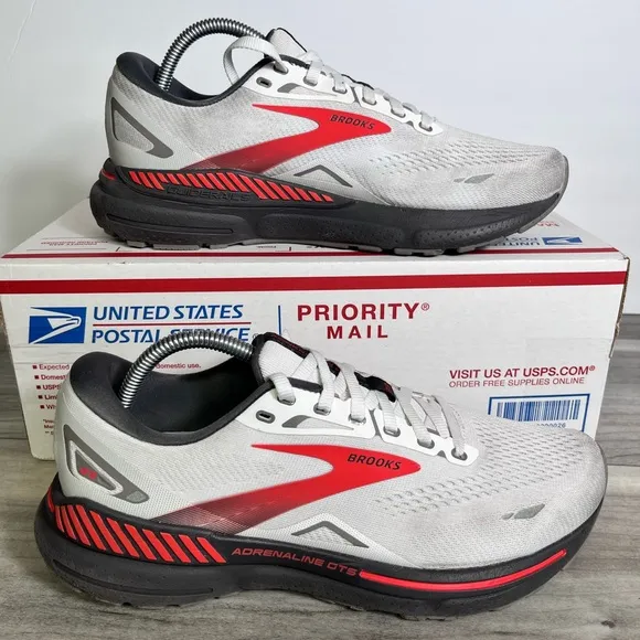 Brooks Adrenaline GTS 23 Running Shoes Sneakers Mens 9 Comfy Walking Activewear