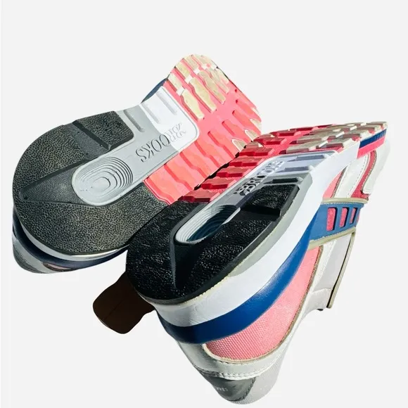 Brooks Athletic Shoes - Red, Blue, White, Brooks Regent Running Sneaker