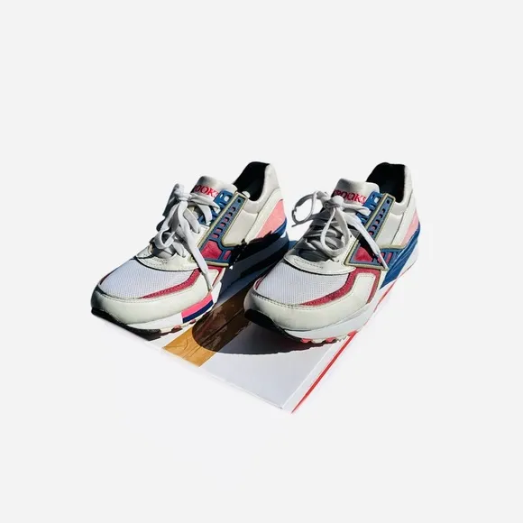 Brooks Athletic Shoes - Red, Blue, White, Brooks Regent Running Sneaker