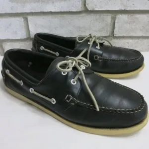 Brooks Brothers Leather Deck Boat Shoes Mens Casual Nautical Footwear Sz 11.5 M