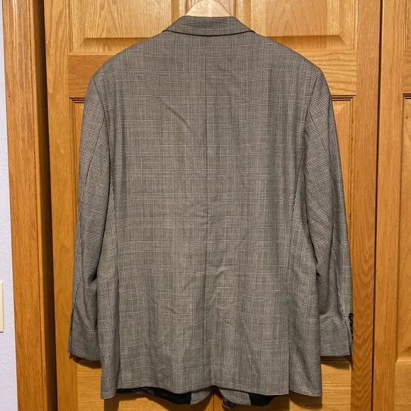 Brooks Brothers Wool tan sports jacket blazer size 45 regular 3 button