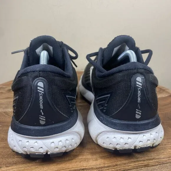 Brooks Ghost 13 Womens Black And White Size 9 B Athletic Running Shoes