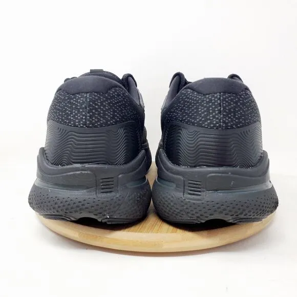 Brooks Ghost MAX Shoes Womens 10.5 D WIDE Triple Black Running Walking Sneakers