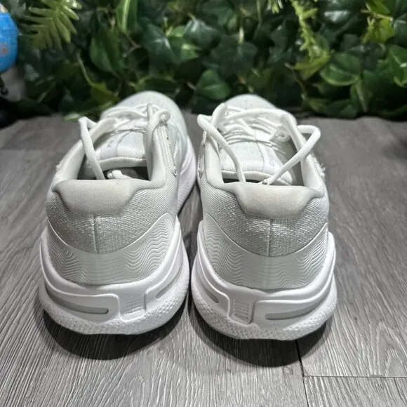 Brooks Ghost Max Womens 9.5 Wide Shoes Running Walking Sneaker Gray 1203951D124