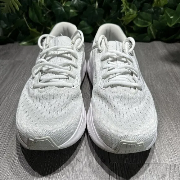 Brooks Ghost Max Womens 9.5 Wide Shoes Running Walking Sneaker Gray 1203951D124