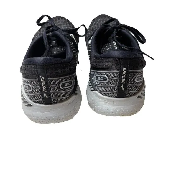 Brooks Glycerin GTS 20 Black White Womens Running Shoes Sneakers Size 8.5