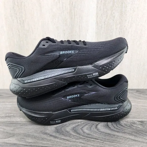 Brooks Glycerin GTS 21 Size 11 Mens Black Ebony Casual Running Athletic Shoes