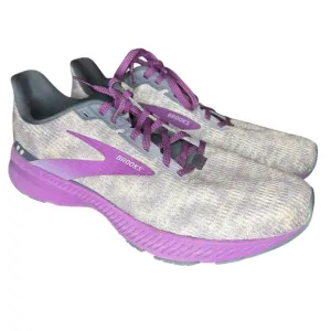 Brooks Launch 8 Women’s Shoes Size 11 Grey Purple