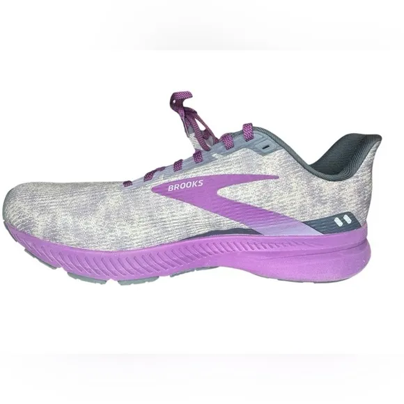 Brooks Launch 8 Women’s Shoes Size 11 Grey Purple