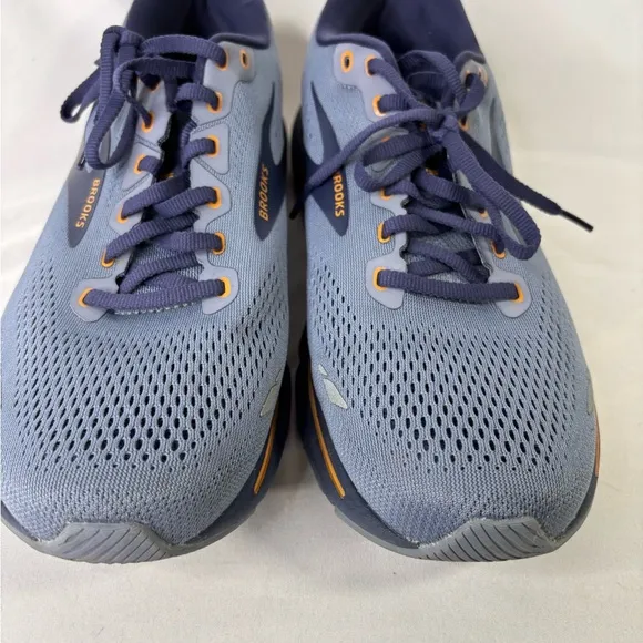 Brooks Men's Ghost Running Shoes - Bluish Gray and Black