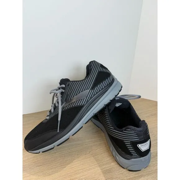 Brooks Men's Size 12.5 Black Addiction Walker Suede Sneaker Shoes